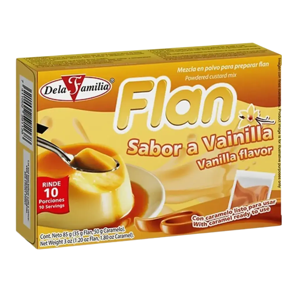 Flan De La Familia Vainilla Con Caramelo 85 g