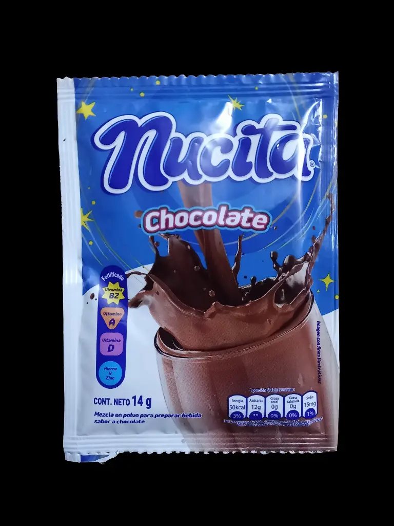 Mezcla En Polvo Para Preparar Bebidas Sabor Chocolate Nucita