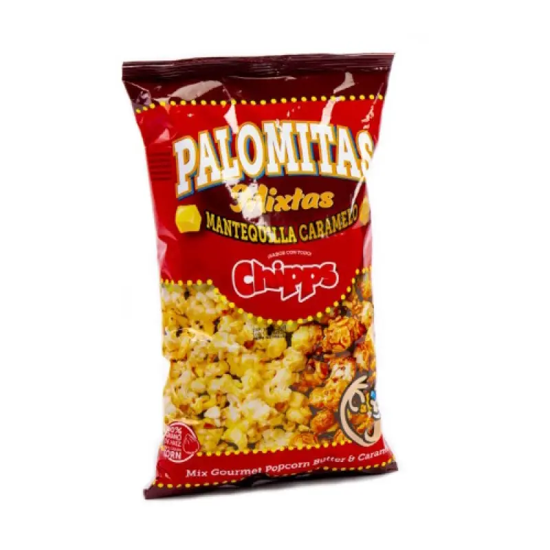palomitas chipps mixtas mantequilla caramelo 235g 