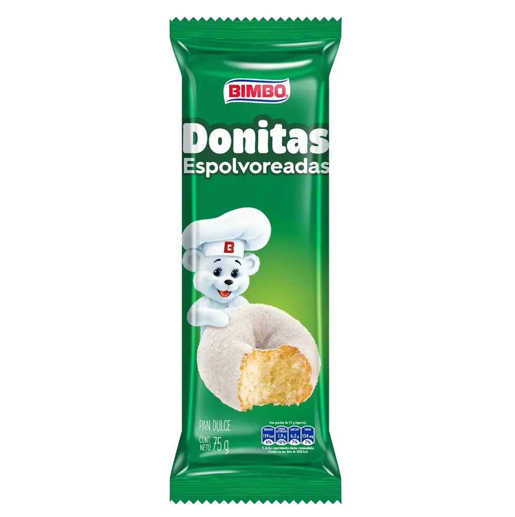 Donitas Espolvoreadas Bimbo 75 g 3 Pack
