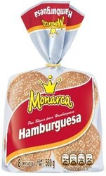 PAN HAMBURGUESA MONARCA 560 G