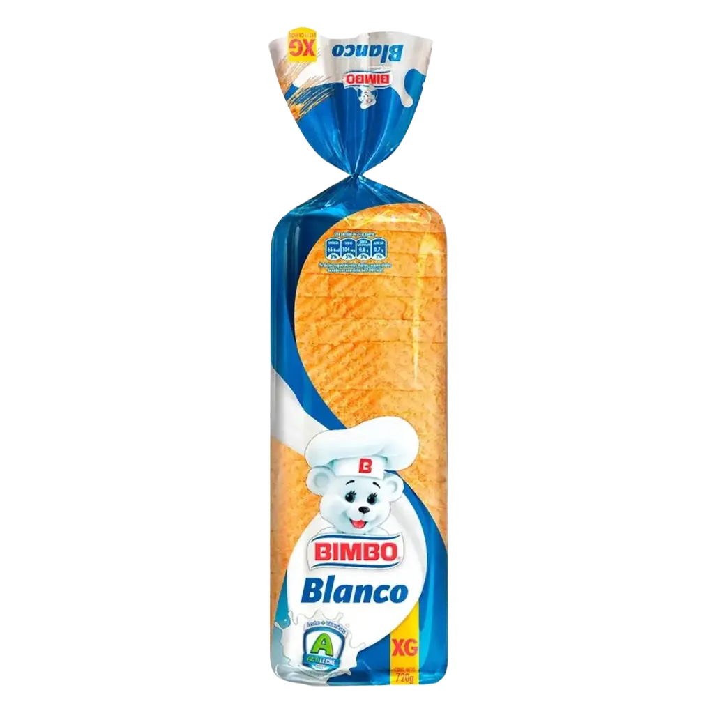 Pan De Caja Bimbo Blanco 580g