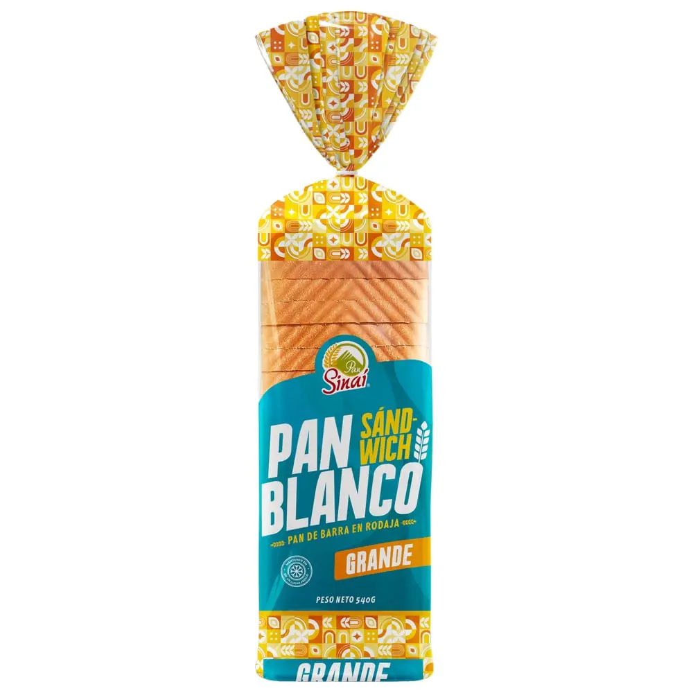 Pan de Caja Sandwich Mediano Sinai 540 g