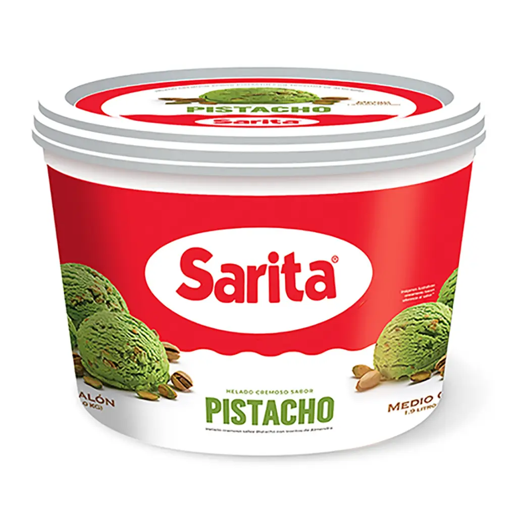 Helado Pistacho Sarita 1/2 Gal