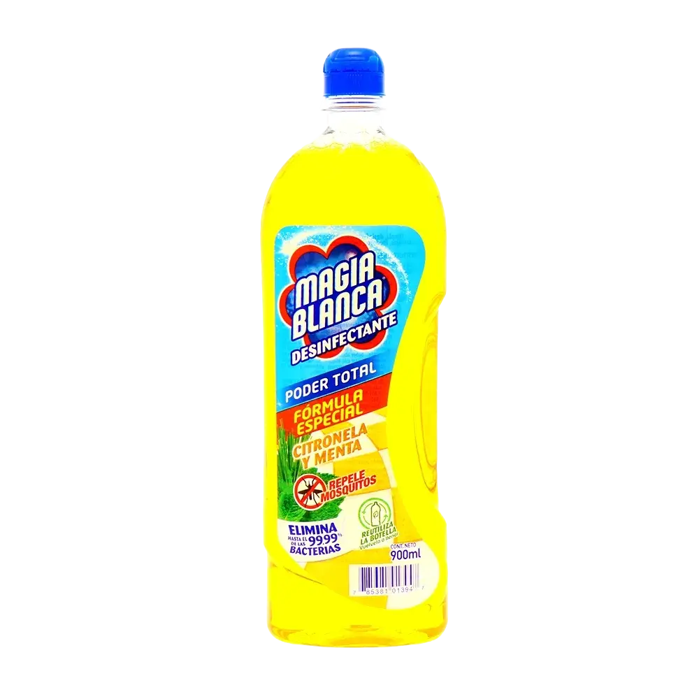 Desinfectante Magia Blanca Citron 900 mL Botella