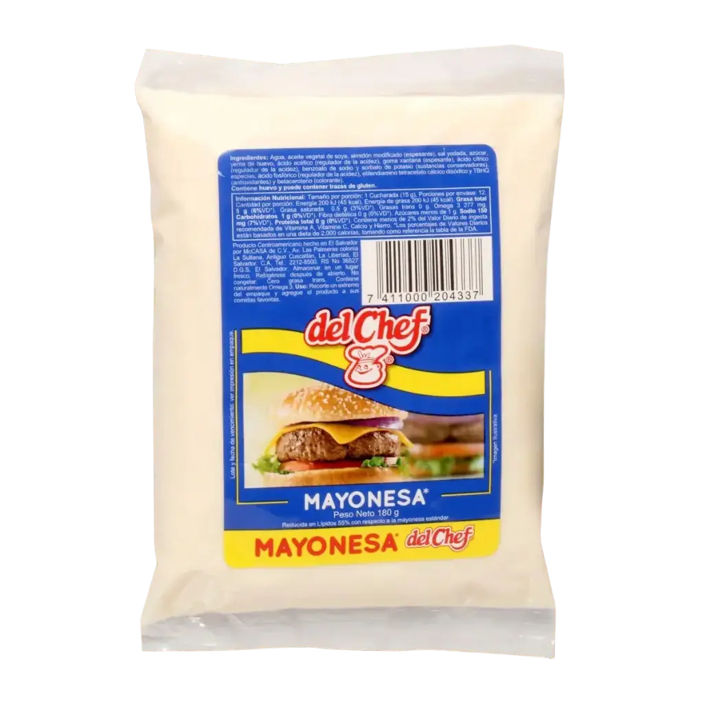 Mayonesa Del Chef 180 g