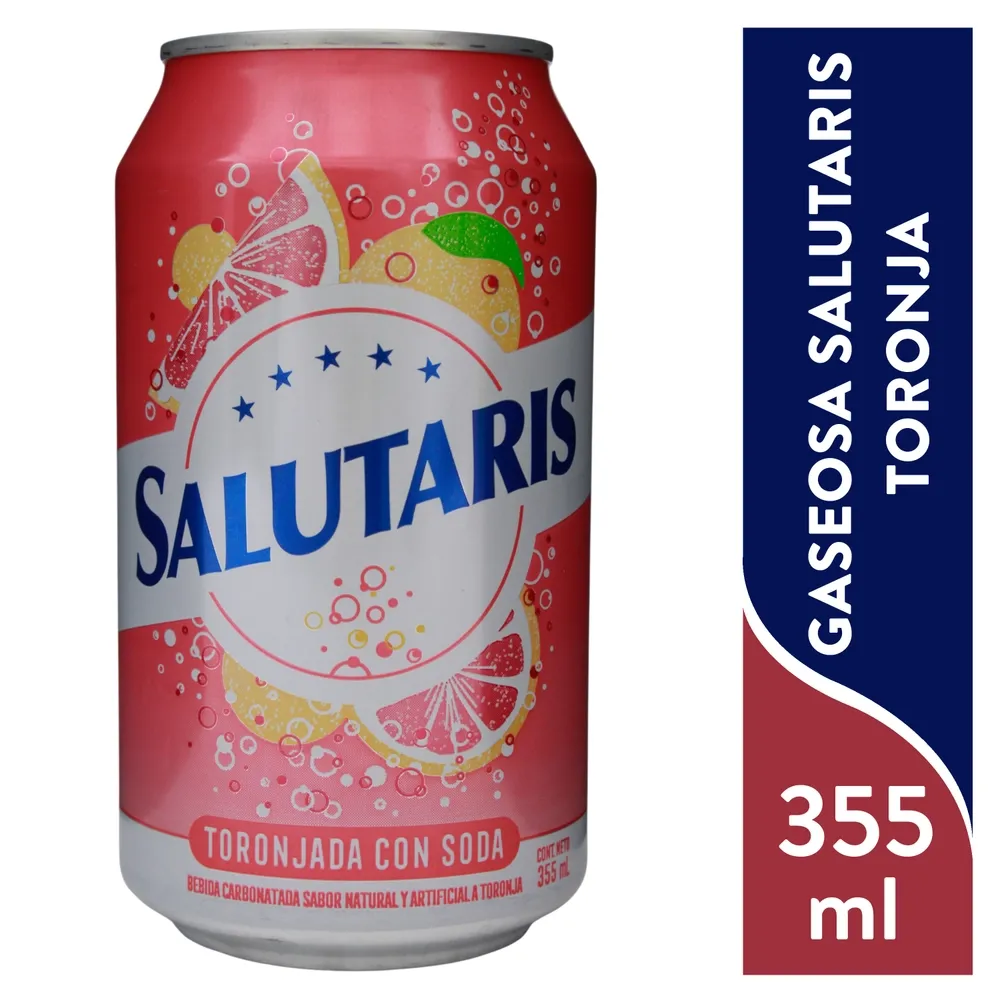 Gaseosa Salutaris Toronja Lata - 355 ml
