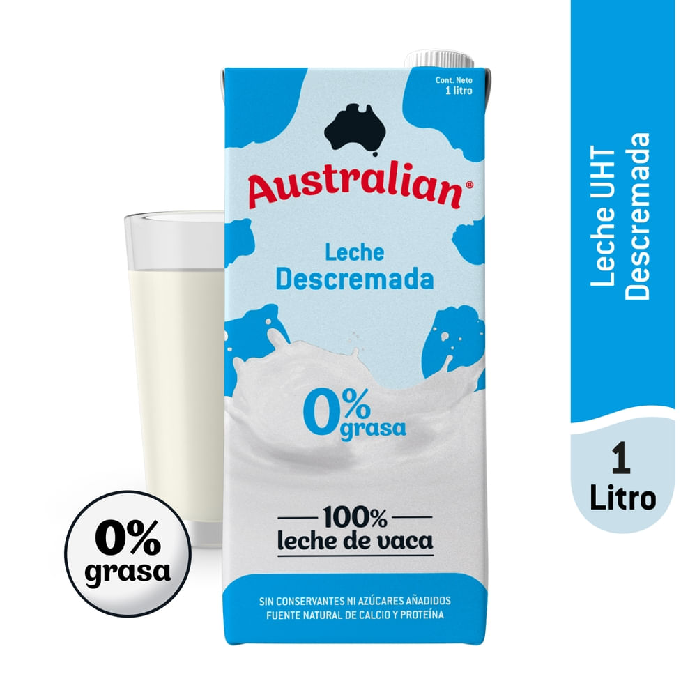 Leche Descremada Australian UHT - 1 L