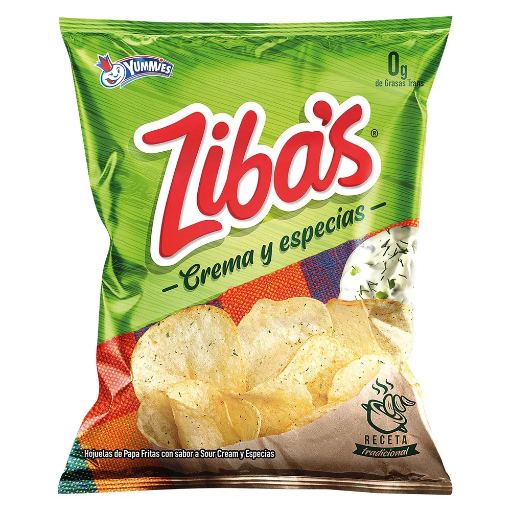 Papas Zibas Yummies Crema y Especies 26 g