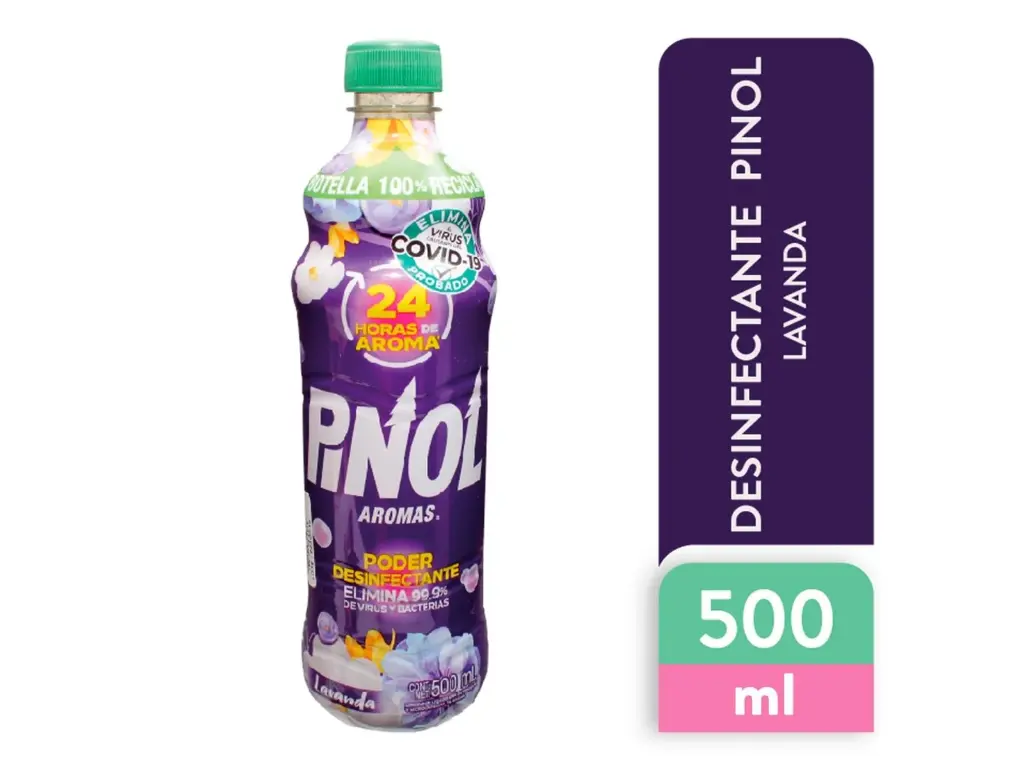 Desinfectante Para Pisos Pinol Lavanda 500 mL Bote