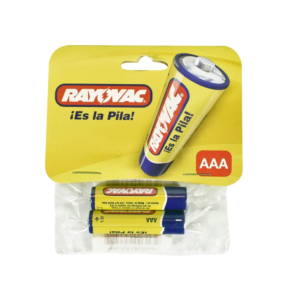Pilas triple AAA rayovac par