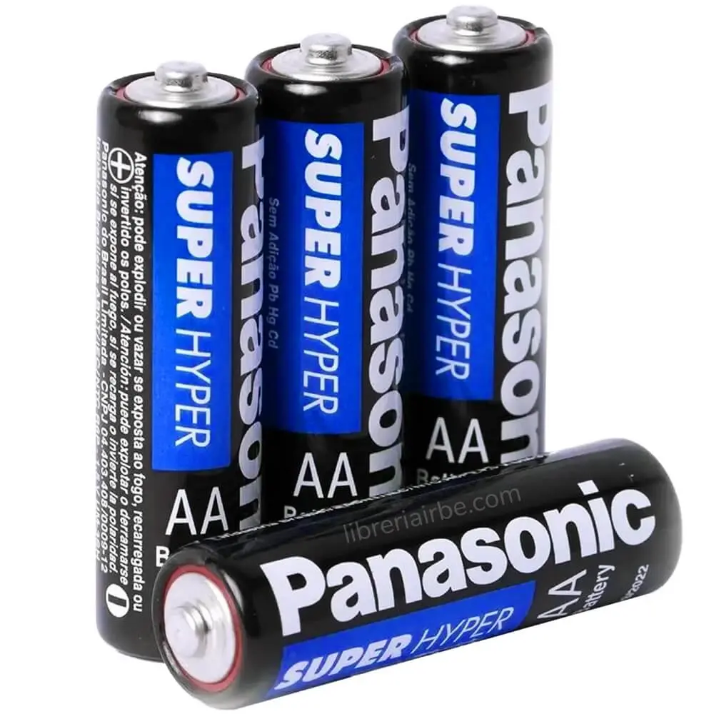 Pilas doble AA panasonic 