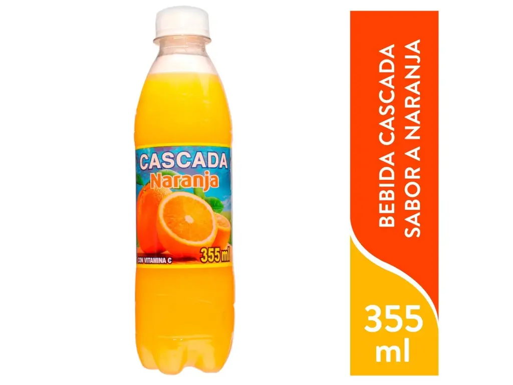 Bebida Rehidratante naranja cascada 355mL