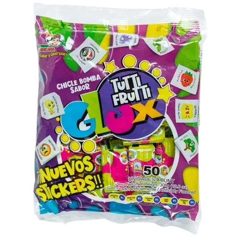 Chicle De Fruta y Menta unidad 