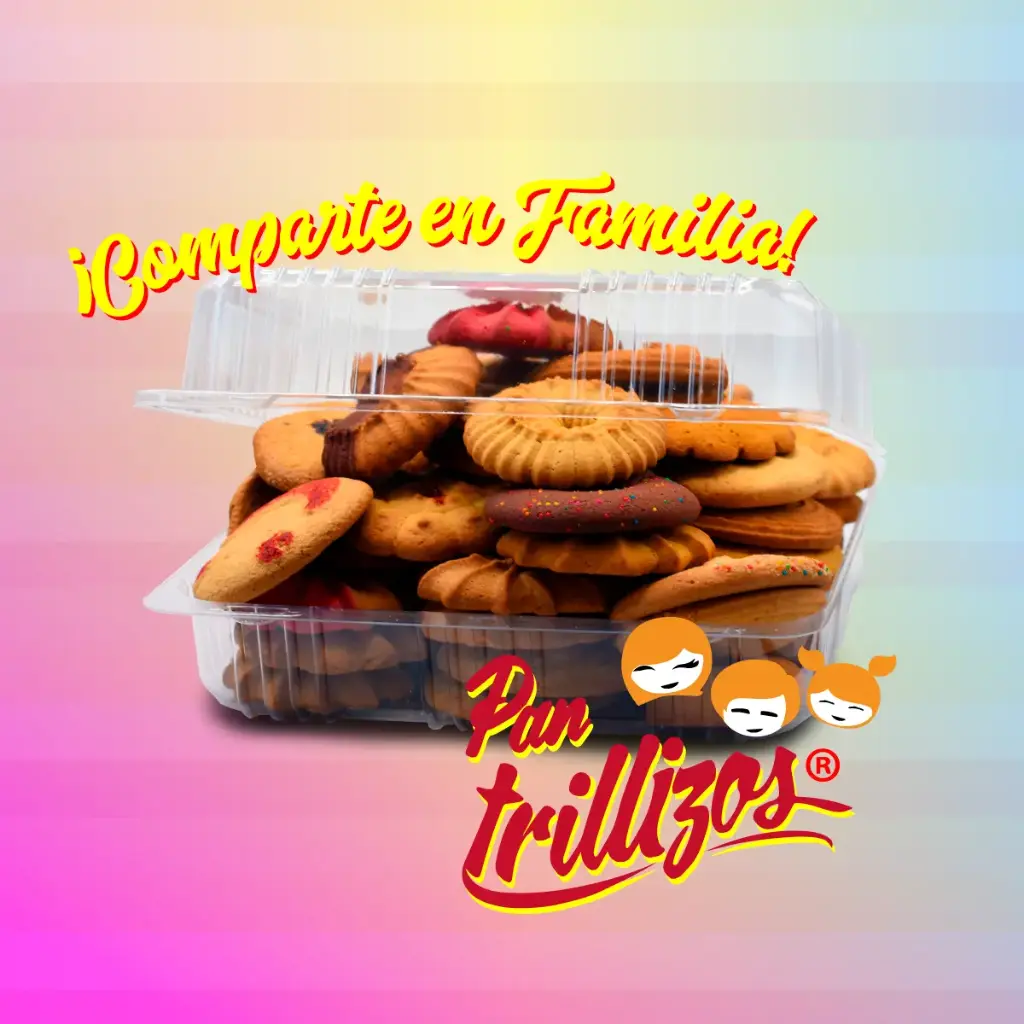 Pan Trillizos Galletas carita, almidón y arroz