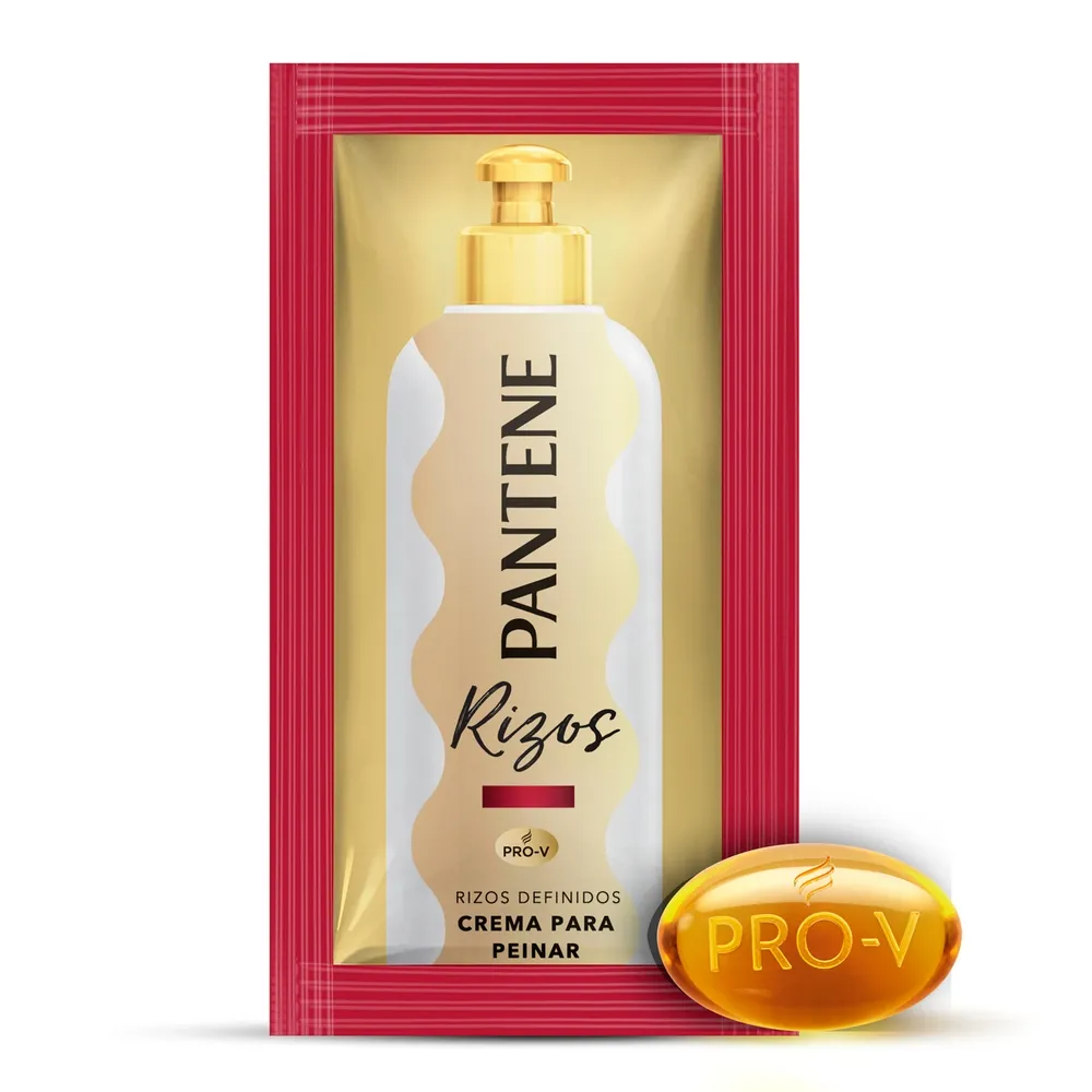 Crema Para Peinar PanteneRizos Definidos 9 mL sachet