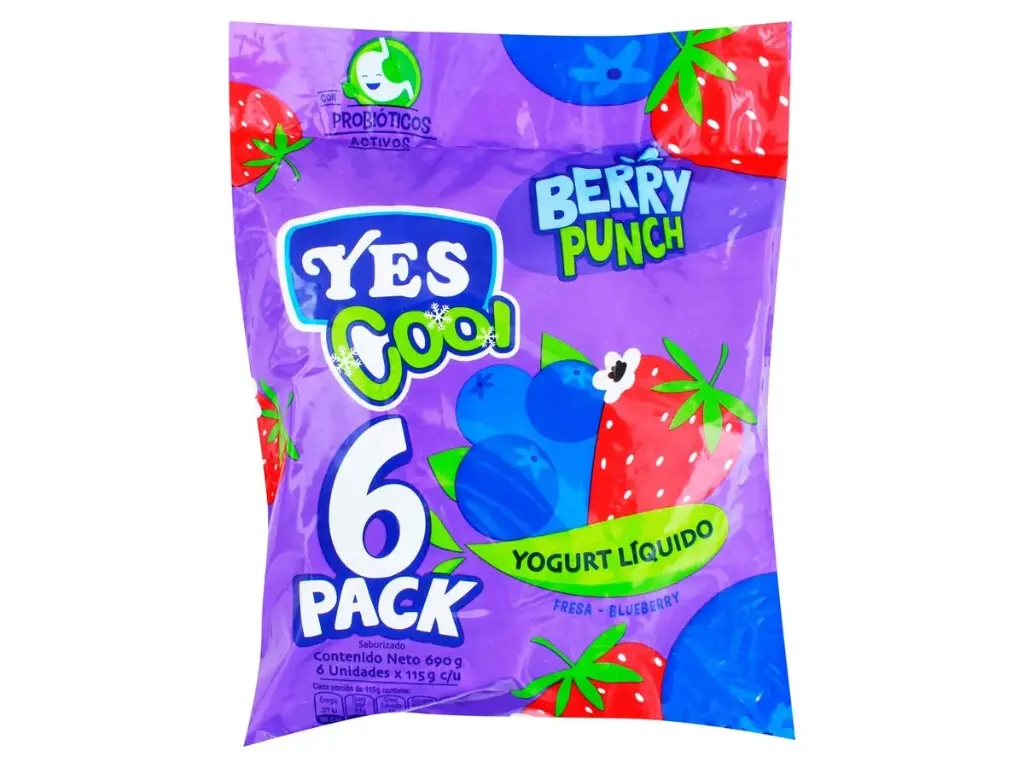Yogurt Yes Cool Berry Punch unidad