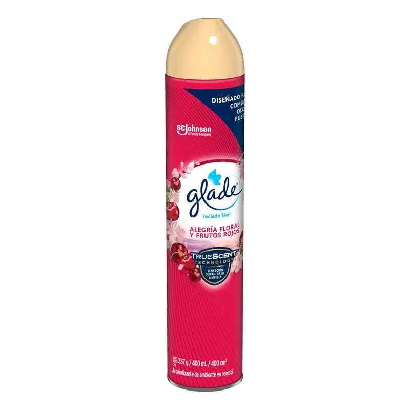 Aromatizante de Ambiente en Aerosol Glade Frutos Rojos 400 ml