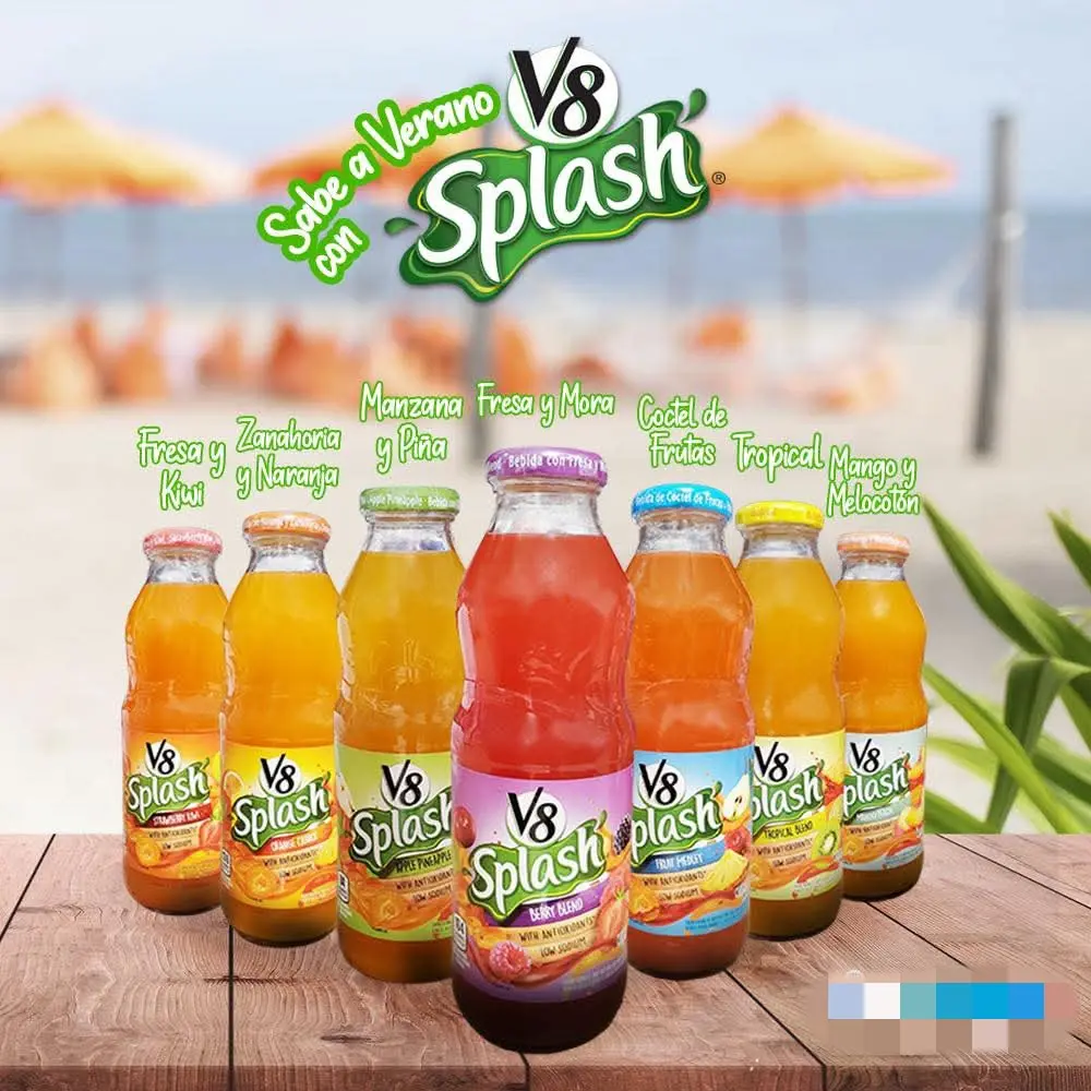 Jugo V8 Splash Sabores 