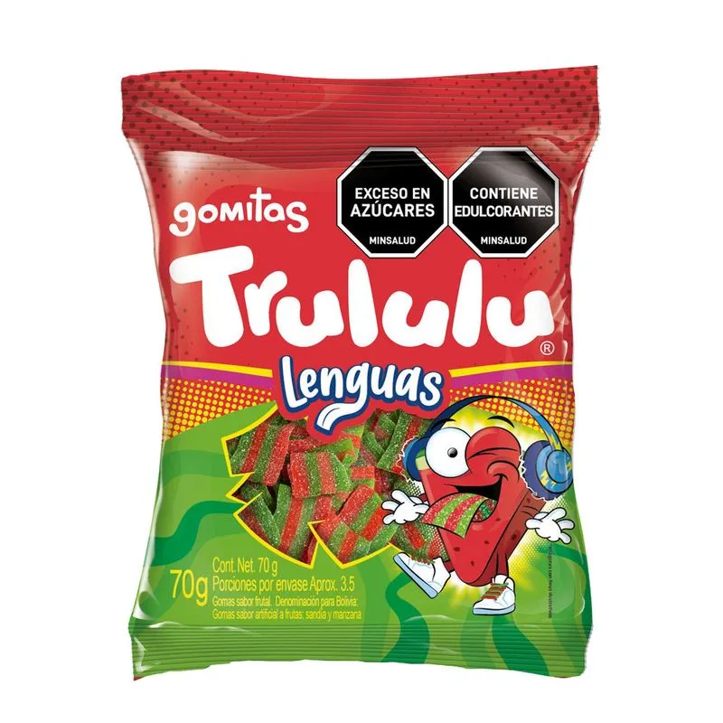 Gomitas Lenguas Trululu 80g 