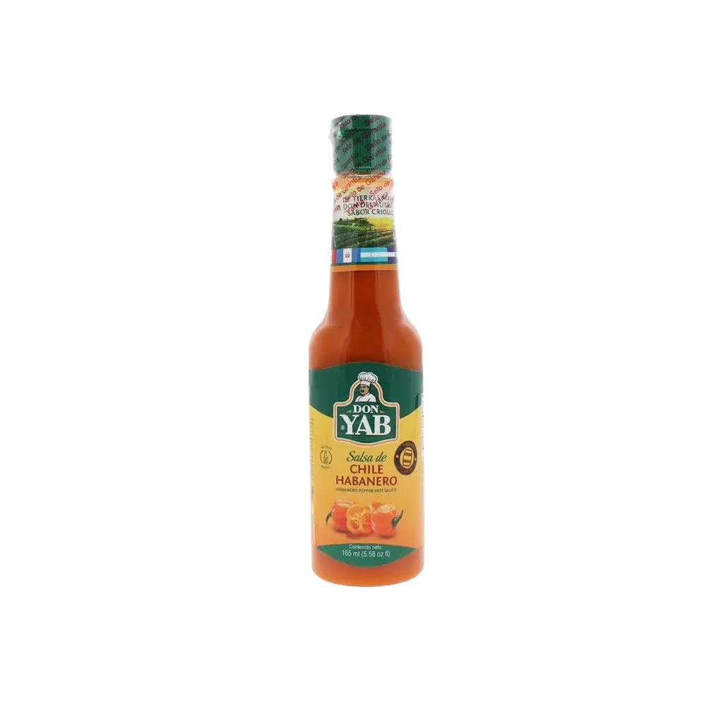 Salsa de chile Habanero 165 ml Don YAB