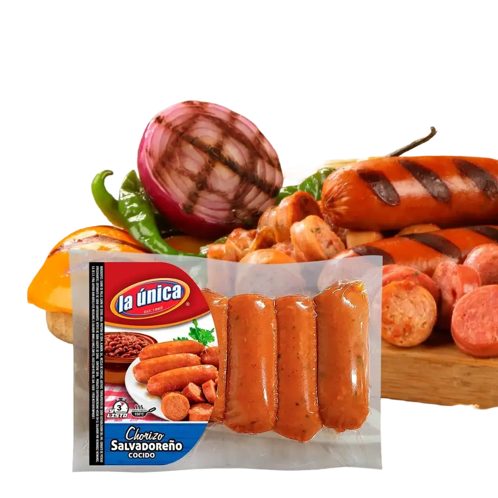 CHORIZO SALVADOREÑO COCIDO LA UNICA 227 g