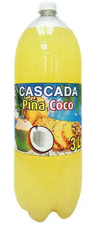 Bebida Rehidratante Coco Piña cascada 3 litros 