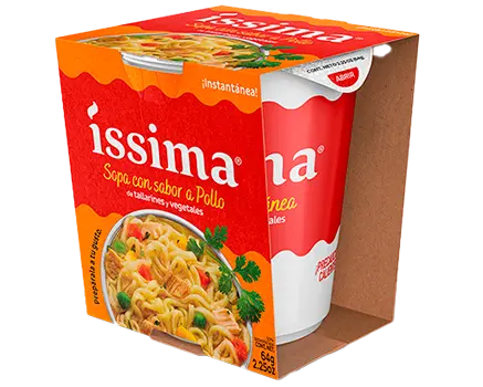 Sopa Issima Sabor Pollo Vaso 