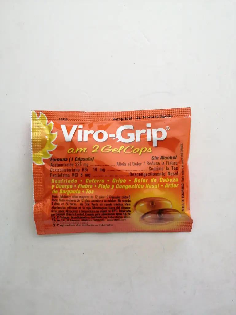 VIROGRIP AM GEL CAPS UNIDAD