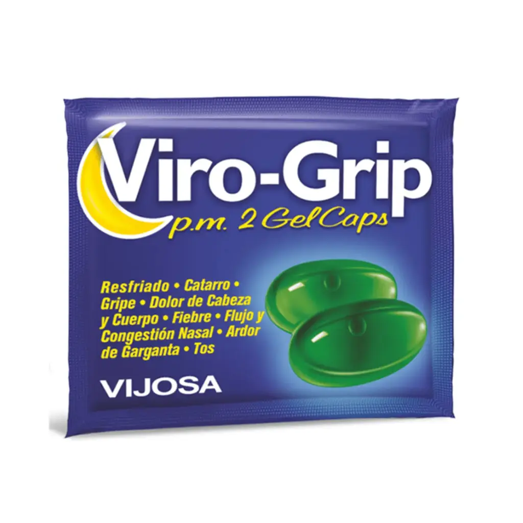 VIROGRIP PM GEL CAPS UNIDAD 