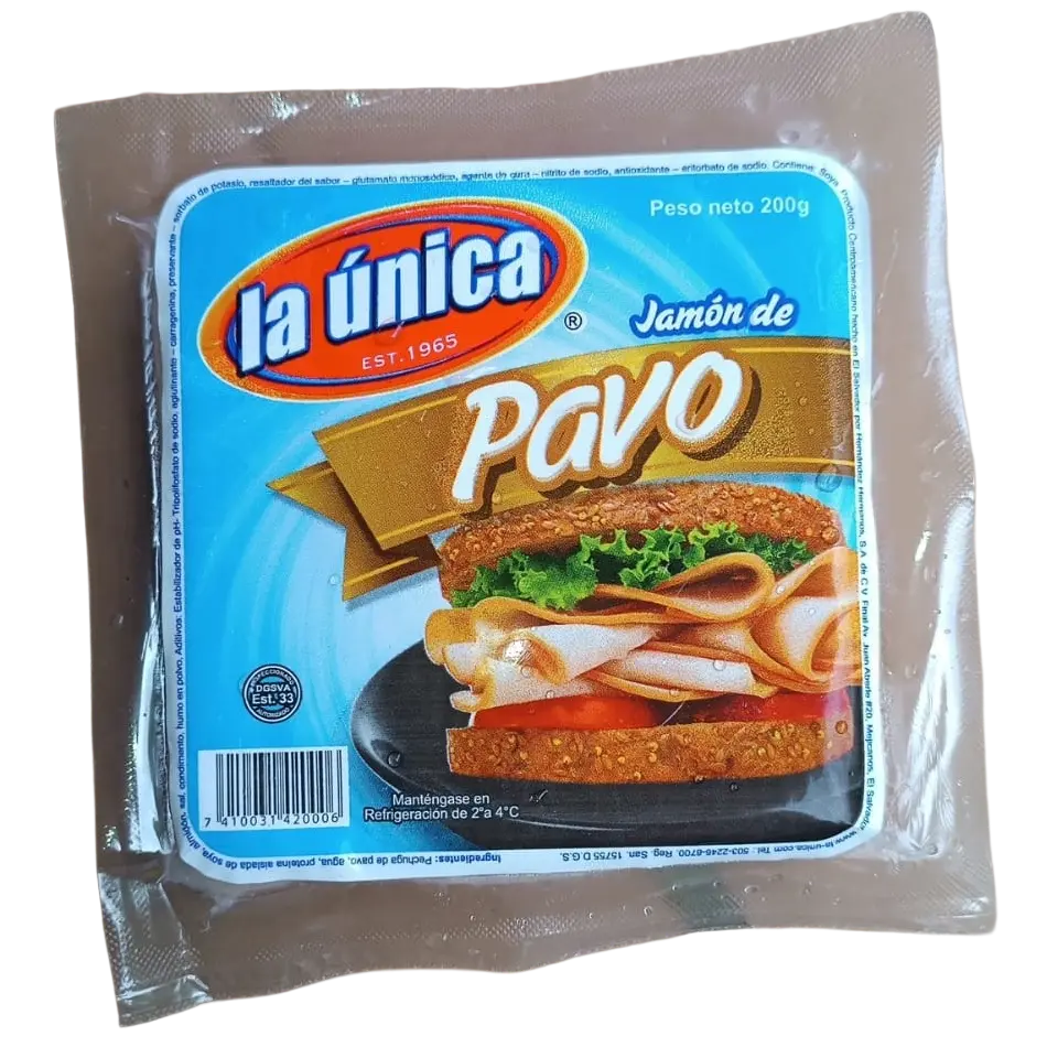 Jamon de Pavo La Unica 200 g 