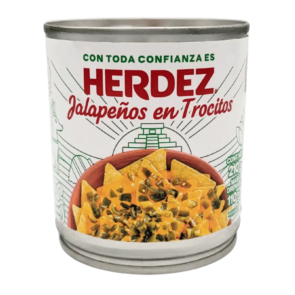 Chile Jalapeño Herdez en Trocitos 210 g Lata