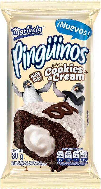 Pinguino Cookies Cream 80 g 