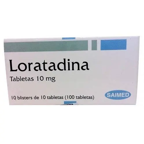Loratadina tableta 10 mg Saimed