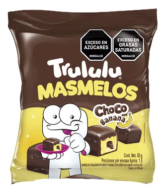 Gomitas Masmelos Chocobanana Trululu 50g 