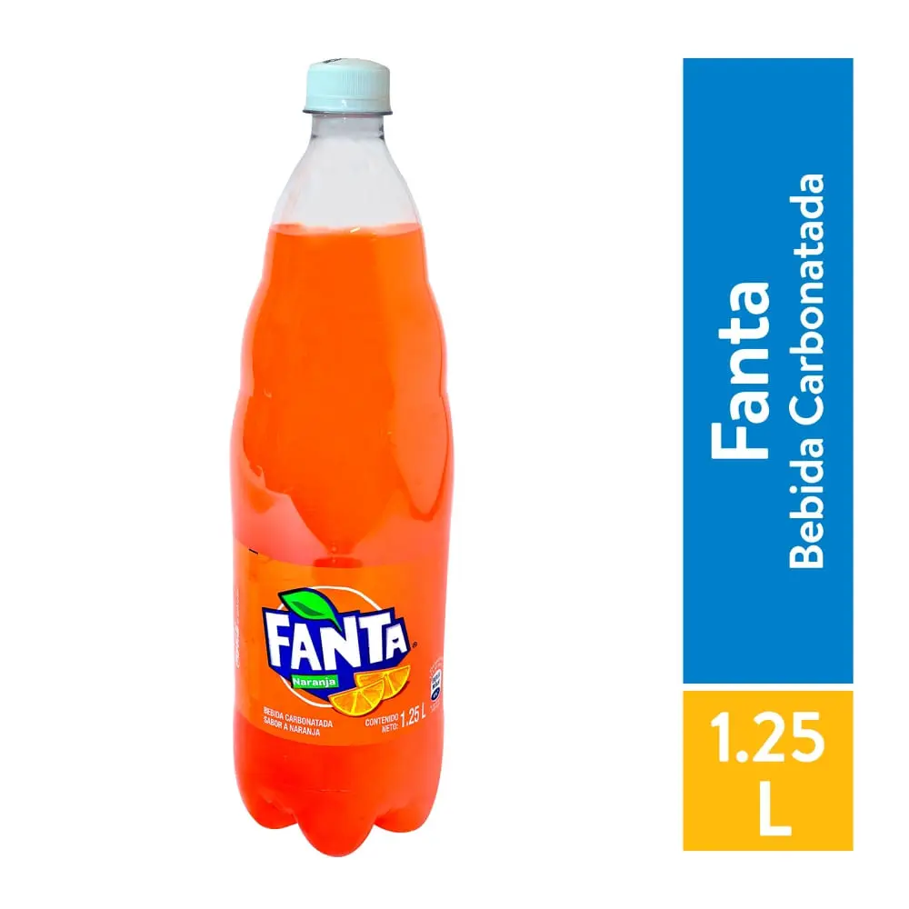 Gaseosa Fanta Naranja 1.25 L