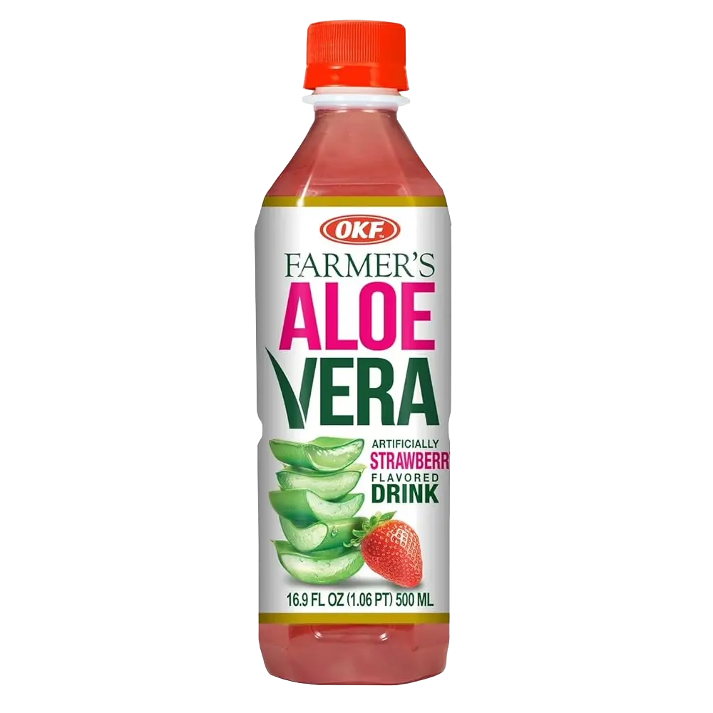 Bebida Aloe vera FARMERS 500 mL sabor fresa