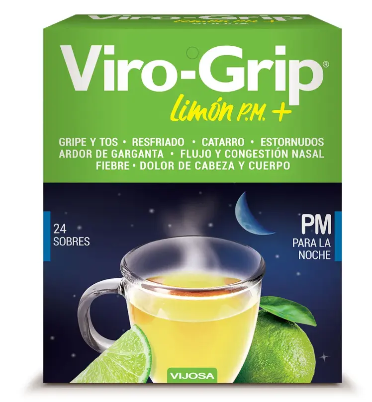 SOBRE VIROGRIP TE LIMON PM  UNIDAD