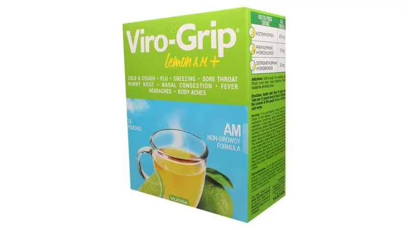 SOBRE VIROGRIP TE LIMON AM  UNIDAD 