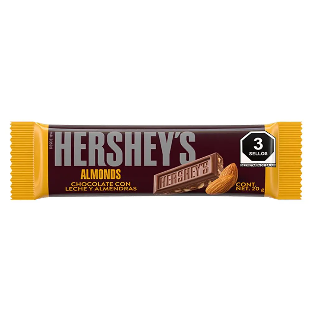 Barra De Chocolate Hersheys Almond  27 g  