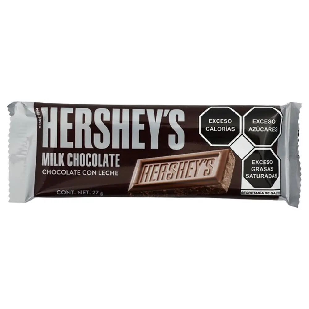 Barra De Chocolate Hersheys Milk Chocolate 27 g 