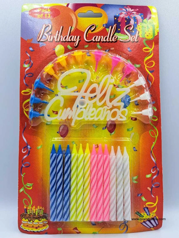 Set de Candelas para Cumpleaños 