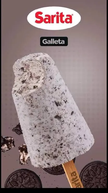 Helado Casero Sabor galleta 