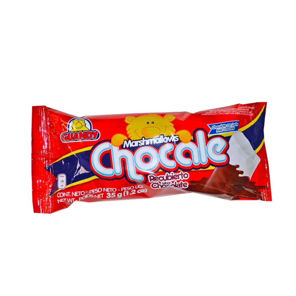 Marsmellows Guandy Cubierto de chocolate 35 g
