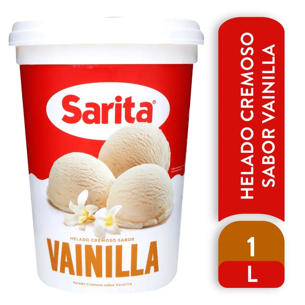 Helado de Vainilla Sarita 1 L 