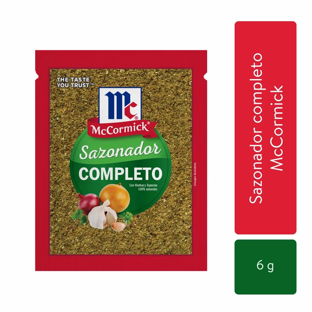 Sazonador McCormick Completo - 6 g