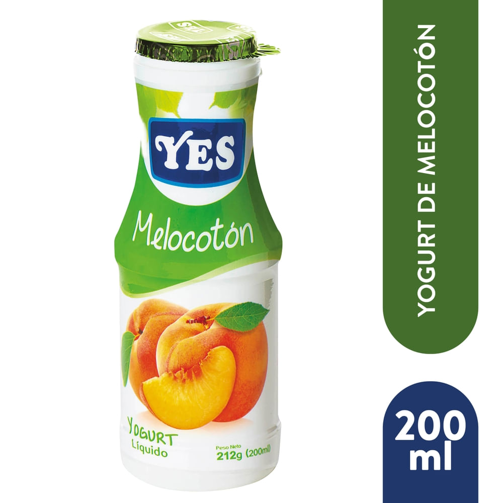Yogurt Yes Melocotón Líquido - 200 ml