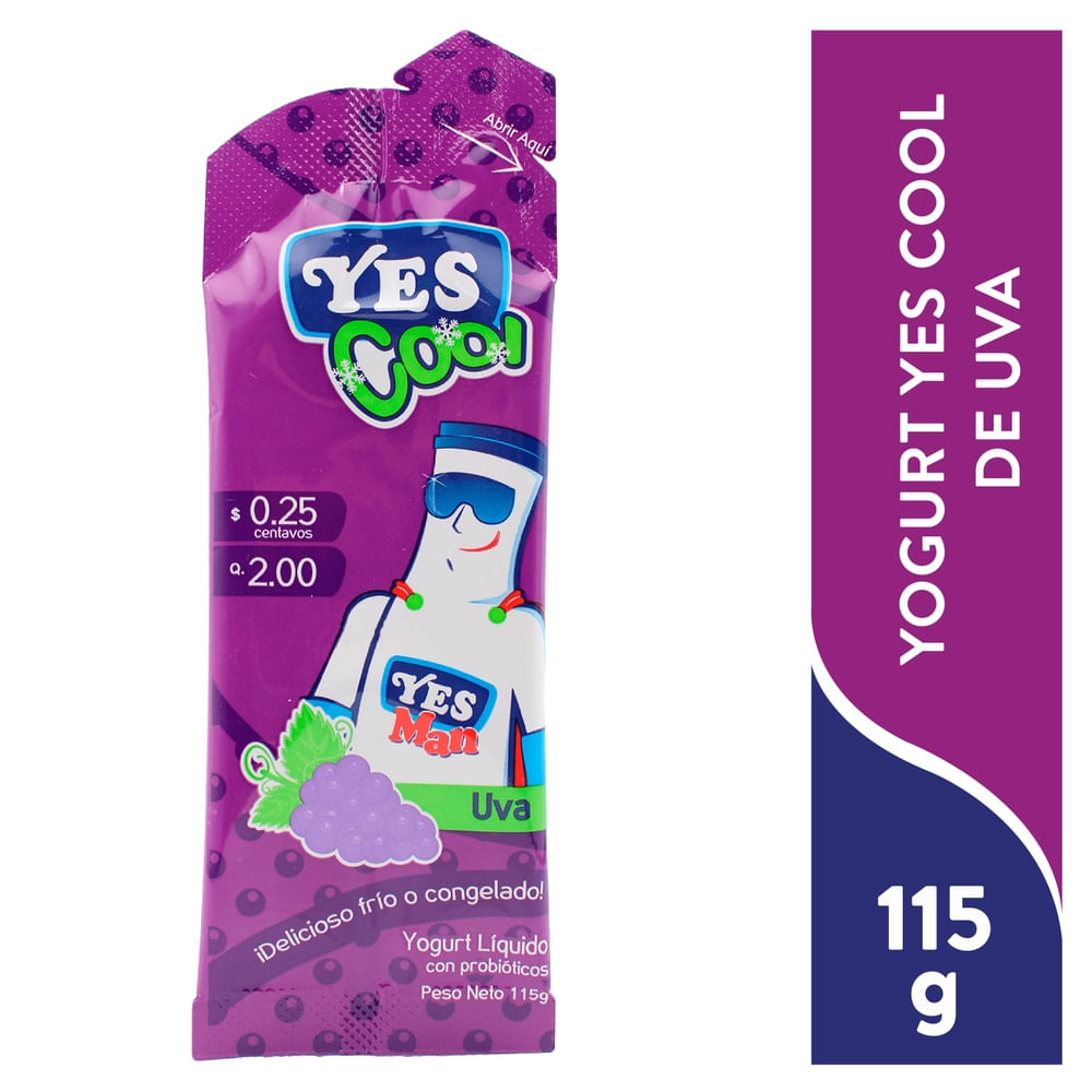 Yogurt Yes cool Liquido Uva - 115 g