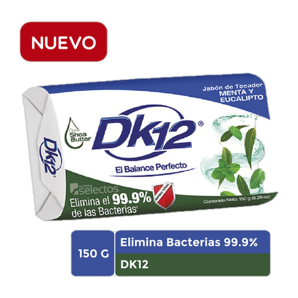 Jabón DK12 menta y aloe 140g