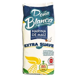 Harina De Maíz Extra Suave Doña Blanca 820 g